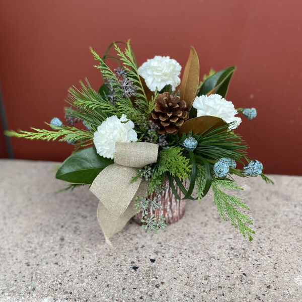 Yuletide Forest, christmas flower arrangement